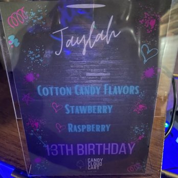 Candy Cloud Cart - Caterers Near Me