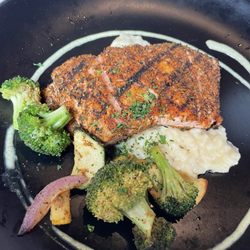 Bluefish Kitchen + Bar - Blackened salmon