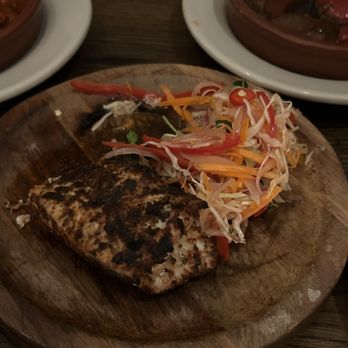 Barcelona Wine Bar - Burnt mahi mahi - Tapas/Small Plates Near Me - Miami, Florida Barcelona Wine Bar - Burnt mahi mahi - Tapas/Small Plates Near Me - Miami, Florida