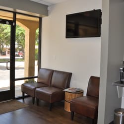 Art District Dental - Waiting area and beverage bar