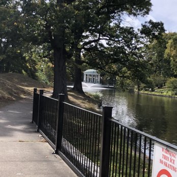 Roger Williams Park - Along pond looking towards bandstand - Parks Near Me - Providence, Rhode Island