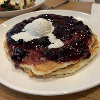 The Duck & The Peach - Blueberry pancakes - New American Near Me - Washington, DC, District of Columbia The Duck & The Peach - Blueberry pancakes - New American Near Me - Washington, DC, District of Columbia