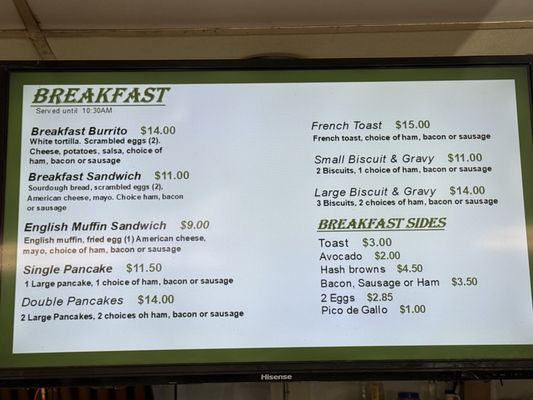 Menu photo 1 Shaver Coffee & Deli Shaver Lake, CA