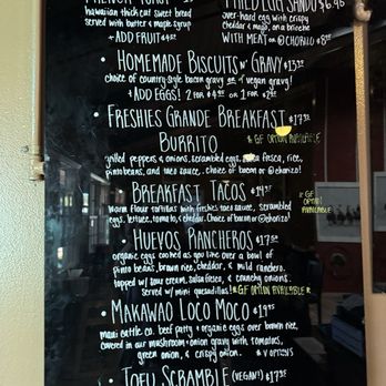Freshies Maui - Breakfast & Brunch Near Me - Makawao, Hawaii