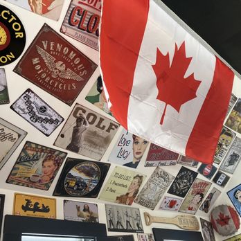 Wimpys - a canadian flag hanging from the ceiling - Diners Near Me - Huntsville, Ontario Wimpys - a canadian flag hanging from the ceiling - Diners Near Me - Huntsville, Ontario