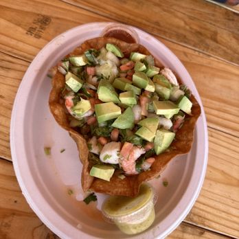 Serg's Mexican Kitchen - Ceviche salad - Food Trucks Near Me - Honolulu, Hawaii