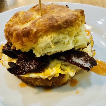 Ancora Cafe + Bakery - Biscuit breakfast sandwich. - Breakfast & Brunch Near Me - Madison, Wisconsin Ancora Cafe + Bakery - Biscuit breakfast sandwich. - Breakfast & Brunch Near Me - Madison, Wisconsin