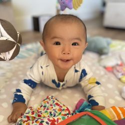 Lanci Family Day Care - tummy time. we welcome infants younger than 6 months as well.