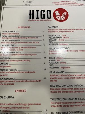 Menu photo 6 Higo Chicken La Habra, CA