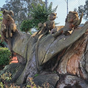 Dennis the Menace Playground - Ruff, Dennis the Menace, and Margaret carved into a wonderful old tree stump - Parks Near Me - Monterey, California Dennis the Menace Playground - Ruff, Dennis the Menace, and Margaret carved into a wonderful old tree stump - Parks Near Me - Monterey, California