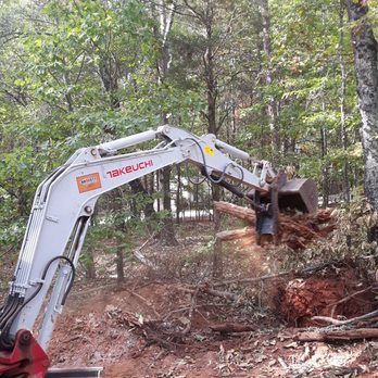 American Drainfield - Clearing trees and underbrush for site prep - Septic Services Near Me - Greer, South Carolina