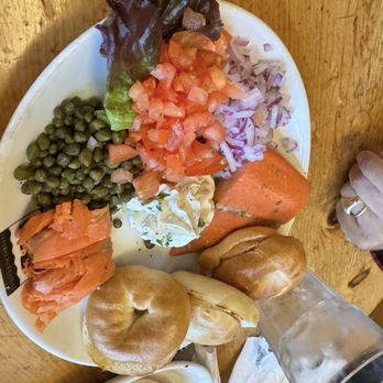 Twisted Fish Company Alaskan Grill - Lox plate, New York can't even compare! - Seafood Near Me - Juneau, Alaska