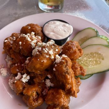 The Whiskey Kitchen - Buffalo cauliflower, too vinegary for me. - Gastropubs Near Me - Virginia Beach, Virginia The Whiskey Kitchen - Buffalo cauliflower, too vinegary for me. - Gastropubs Near Me - Virginia Beach, Virginia