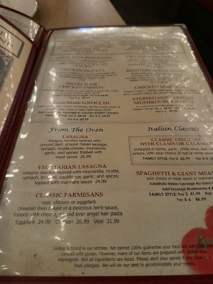 Menu photo 2 Domenico's Belmont Shore Long Beach, CA