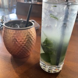 Mojito and mezcal mule Mojito and mezcal mule