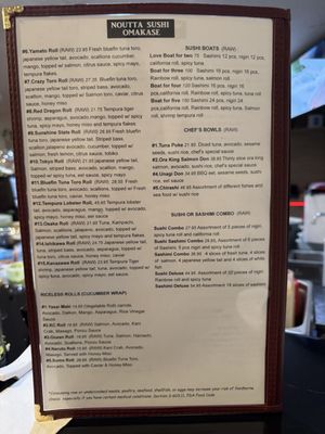 Menu photo 8 Noutta Sushi And Thai Delray Beach, FL Menu photo 8 Noutta Sushi And Thai Delray Beach, FL