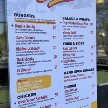 Shoobys - April 2026 menu - Burgers Near Me - Camarillo, California Shoobys - April 2026 menu - Burgers Near Me - Camarillo, California