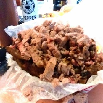 Meat U Anywhere BBQ - Potato pounder with meat - Barbeque Near Me - Grapevine, Texas