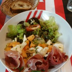 Restaurant La Boucherie - Plat salade jambon