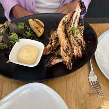 Garfish - Grilled king prawns. need I say more - Seafood Near Me - Manly, NSW Garfish - Grilled king prawns. need I say more - Seafood Near Me - Manly, NSW