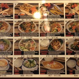 Menu photo Menu photo