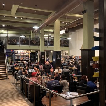 Pawn and Pint - From the bar area looking back towards the entrance.  Those are all board games along the right wall! - Eatertainment Near Me - Kansas City, Missouri