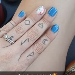 FASHION NAILS SPA - My nail tech did the design by hand,my first dip powder set of nails. I love them and will continue to go back