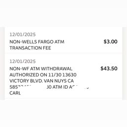 ATM SCAM! Charged $6.50 total to take out $40.00 when only showed it would be charged $3.50.