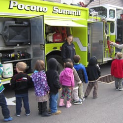 Kids Day Out Preschool - Learning about Fire Fighters