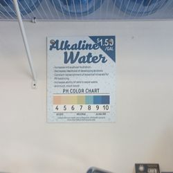 Alkaline Water is $1.50 a gallon. Really great tasting!
