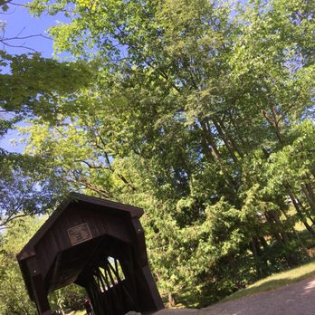 Irons Park - One of three covered bridges in the park. - Parks Near Me