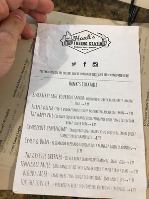 Menu photo 2 Hank's Filling Station Norfolk, VA