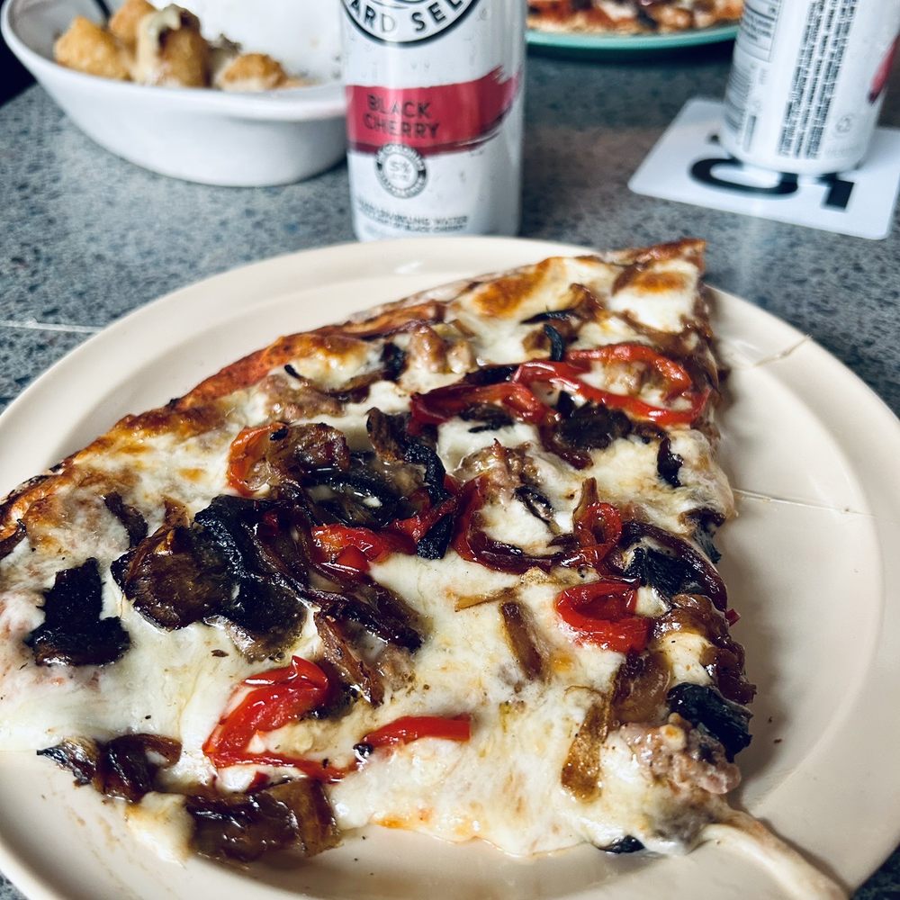 Slice of the Day - Sausage & Roasted Veggies