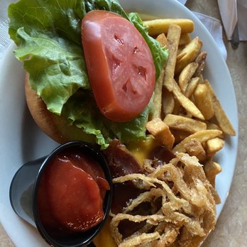 The Broadway Pub - Broadway Burger with Fries - Pubs Near Me - Bangor, Pennsylvania