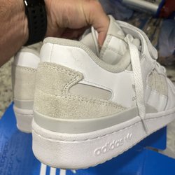 "New" shoes bought from Champs at international. They've been worn and didn't even try to hide it