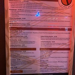 Happy Chickenzz - Menu