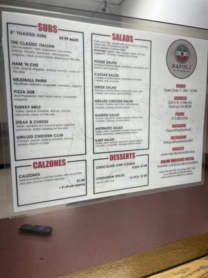 Menu photo 1 Napoli Pizza Redford, MI Menu photo 1 Napoli Pizza Redford, MI