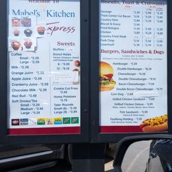 Mabel's Kitchen - Mabel's menu