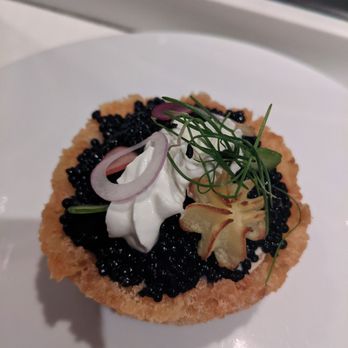 Dirt Candy - Seaweed caviar tart - Vegetarian Near Me - New York, New York