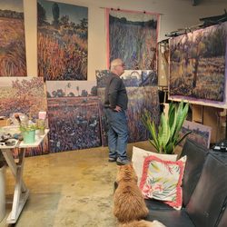 Nina Weiss - Art Endeavors - Collectors in the studio