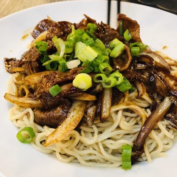 Ding's Garden - Beef sauce over noodles. Not much sauce - Taiwanese Near Me - Arcadia, California Ding's Garden - Beef sauce over noodles. Not much sauce - Taiwanese Near Me - Arcadia, California
