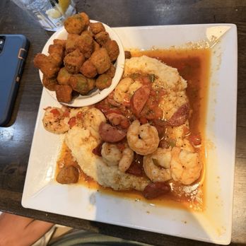 Crawdaddys West Side Grill - Shrimp and grits with okra - Bars Near Me - Cookeville, Tennessee Crawdaddys West Side Grill - Shrimp and grits with okra - Bars Near Me - Cookeville, Tennessee