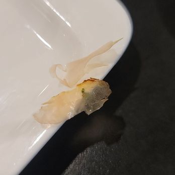 Komachi Sushi - The shrimp shell discovered while chewing my food. - Japanese Near Me - Lodi, California