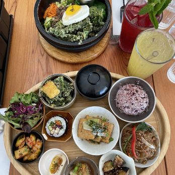 Made in House - Mom's Medley Bibimbop, Wild Raspberry Honey Hibiscus (ICED), Passionfruit Spritzer (COLD), veggie Daily Banchan Bento - Asian Fusion Near Me - Seattle, Washington Made in House - Mom's Medley Bibimbop, Wild Raspberry Honey Hibiscus (ICED), Passionfruit Spritzer (COLD), veggie Daily Banchan Bento - Asian Fusion Near Me - Seattle, Washington