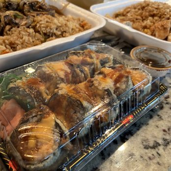 Asian Grill - Volcano roll - Asian Fusion Near Me - Charleston, South Carolina