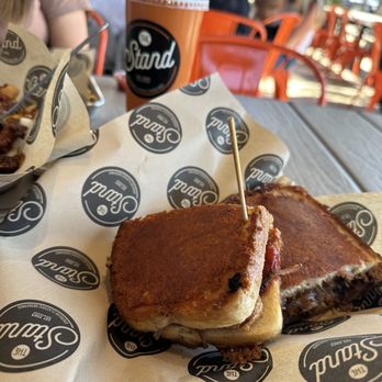 The Stand - American Classics Redefined - Shirt Rib grilled cheese - New American Near Me - Santee, California