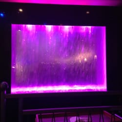 Chandni Indian Cuisine - Magic waterfall at the back of the restaurant