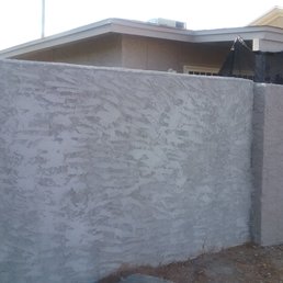 This photo doesn't do justice to the work. They repaired a portion of the wall seamlessly. (Color variance is bc it has to be painted.)