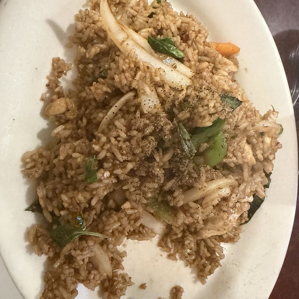 Thai Lao Restaurant - 51. Hot Basil Fried Rice with Chicken - Thai Near Me - Myrtle Beach, South Carolina Thai Lao Restaurant - 51. Hot Basil Fried Rice with Chicken - Thai Near Me - Myrtle Beach, South Carolina