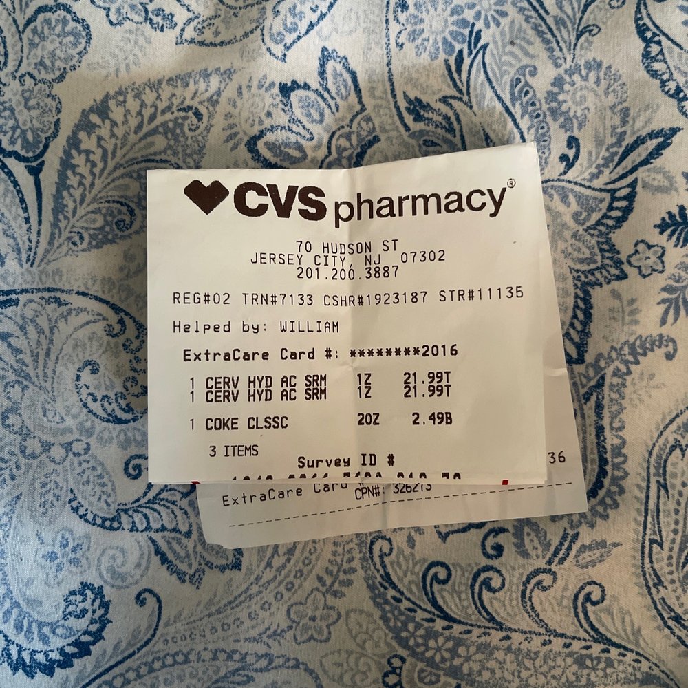 CVS Pharmacy - The receipt and location - Pharmacy Near Me - JERSEY CITY, New Jersey CVS Pharmacy - The receipt and location - Pharmacy Near Me - JERSEY CITY, New Jersey